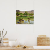 Oman, Wadi Darbat Poster (Keuken)