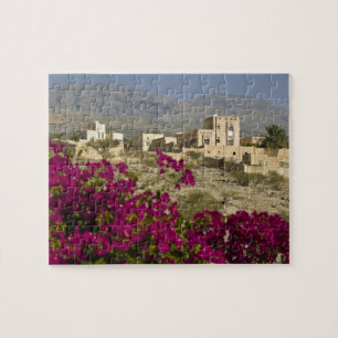 Oman, Westelijke Hajar-bergen, Al Hamra. Stad Legpuzzel
