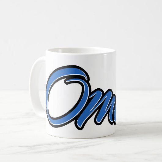 Omar Prénom Blue Tasse (Devant gauche)