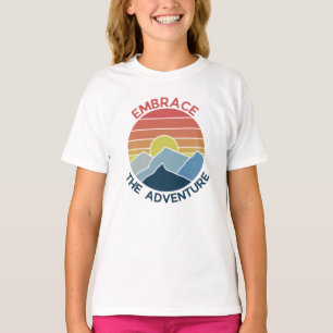 Omarm de bergavonturen avontuurlijke tijd t-shirt