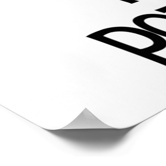 Omarm de Challenge Inspirerend Minimalist Poster (Hoek)