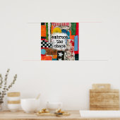 Omarm de Chaos Poster Wall Art (Keuken)