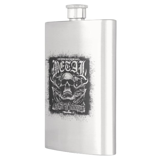 Omarm de duisternis, ontketen het metaal flacon (Links)