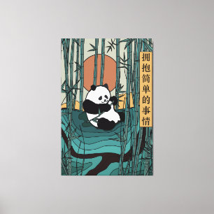 Omarm de Eenvoudige Dingen Canvas Afdruk
