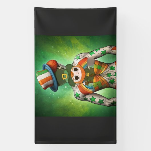 Omarm de geest van Ierland St. Patrick's Day Spandoek (Verticaal)