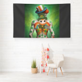 Omarm de geest van Ierland St. Patrick's Day Spandoek (Insitu)