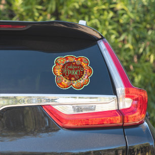 Omarm de Journey Floral Inspirivity Sticker