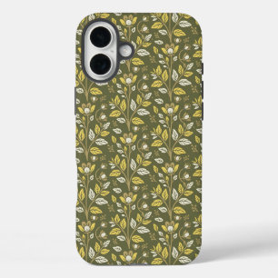 Omarm de natuur met elegante bloempatronen iPhone 16 plus hoesje