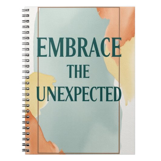 Omarm de onverwachte optie 2 notitieboek (Voorkant)