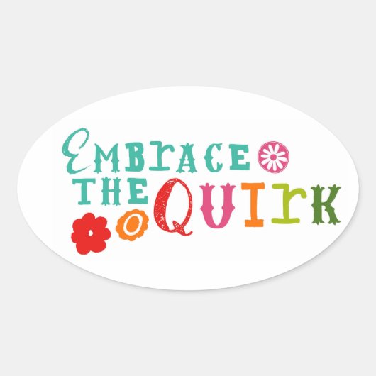 Omarm de Quirk Stickers (Voorkant)