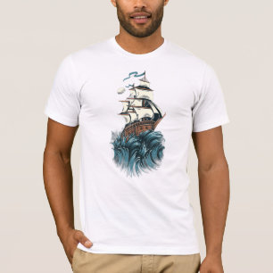 Omarm de Strijd Zeeman Strijd Schip Heren T-shirt