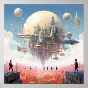 Omarm de toekomst" - Inspirerend Poster voor Mot