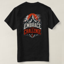 Omarm De Uitdaging Berg Grafische T-shirt