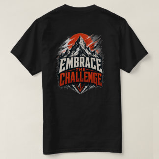 Omarm De Uitdaging Berg Grafische T-shirt