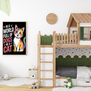 Omarm Feline individualiteit Poster