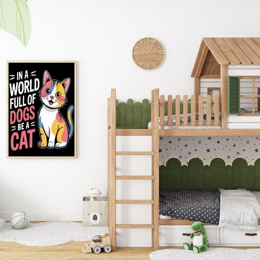 Omarm Feline individualiteit Poster