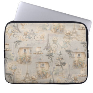 Omarm Frans land wonen in Verfijnd zonnig Laptop Sleeve