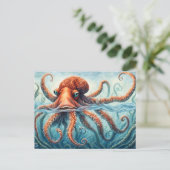 Omarm het diepe briefkaart (Staand voorkant)