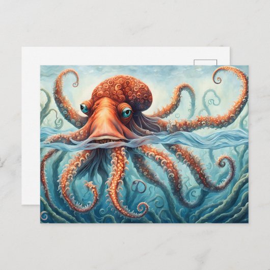 Omarm het diepe briefkaart (Voorkant / Achterkant)