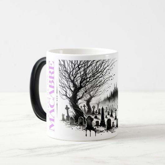 Omarm het macabere magische mok (Voorkant links)