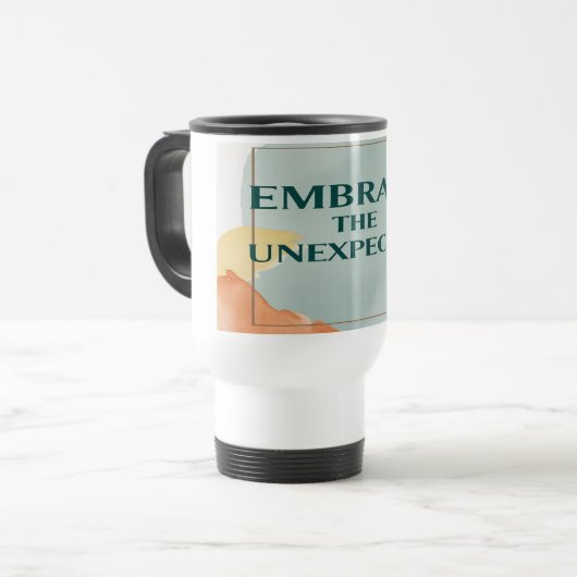 Omarm het onverwachte 2 reisbeker (Voorkant links)