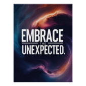 Omarm het onverwachte perfect poster (Voorkant)