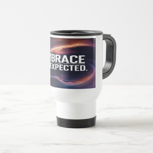 Omarm het onverwachte reisbeker (Voorkant rechts)