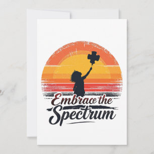 Omarm het Spectrum Autisme Bewustzijn Aankondiging