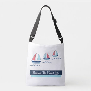 Omarm het Zee van het Leven Crossbody Tas