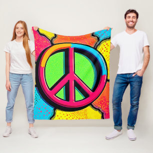 Omarm Innerlijke Vrede & Vreugde Fleece Deken
