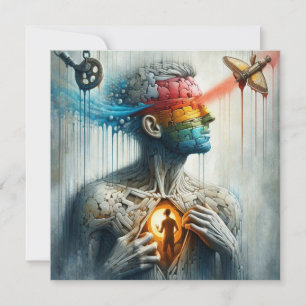 Omarm je wonden kaart