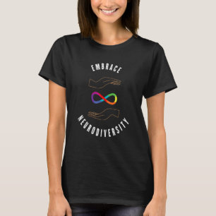 Omarm Neurodiversiteit Adhd Autisme Dyslexie T-shirt