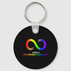 Omarm Neurodiversiteit Autisme Asd Adhd Regenboog Sleutelhanger