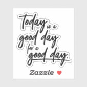 Omarm positiviteit: moderne handgeschreven typogra sticker (Vel)