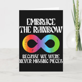 Omarm Regenboog Autisme Oneindigheid Bewustzijn Ma Kaart