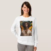 Omarm Transformatie, Draag Vrijheid." "Wings of S T-shirt (Voorkant volledig)