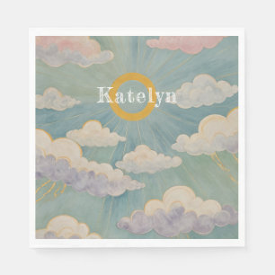 Omarm van de dageraad gepersonaliseerd servet