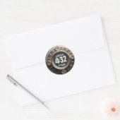 Omarm vasten, iftar, suhoor & Spiritueel reflecter Ronde Sticker (Envelop)