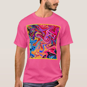Omarmen Abstractie voor Visuele Impact T-shirt