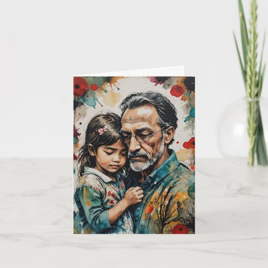 Omarmen van herinneringen - Sympathie Kaart (Voorkant)