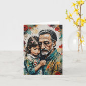 Omarmen van herinneringen - Sympathie Kaart (Gele Bloem)