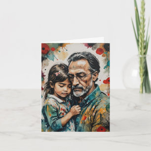 Omarmen van herinneringen - Sympathie Kaart