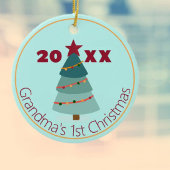 Oma's 1e Kerstmis Foto Ornament