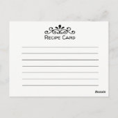 Oma's aardbei Recipe Vers aardbeien Oude aardbeien Briefkaart (Achterkant)