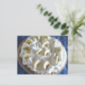 Oma's Banana Cream Pie Recipe Briefkaart (Staand voorkant)