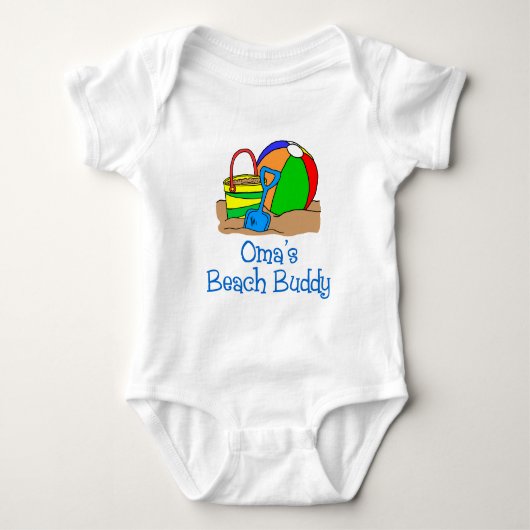 Oma's Beach Buddy Romper (Voorkant)