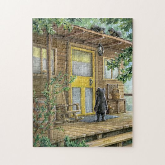 Oma's bezoekers legpuzzel (Verticaal)
