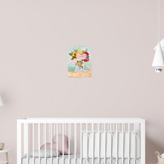 Oma's Bloemen Poster (Kinderkamer 2)