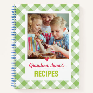 Oma's CookBook (VOEG JE FOTO TOE) Notitieboek
