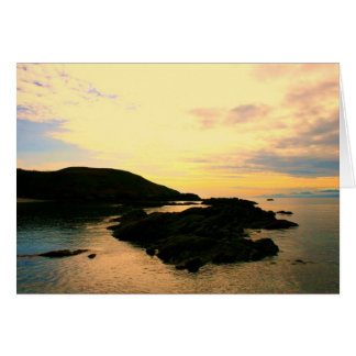 Oma's Cove, San Juan Island Blank Card